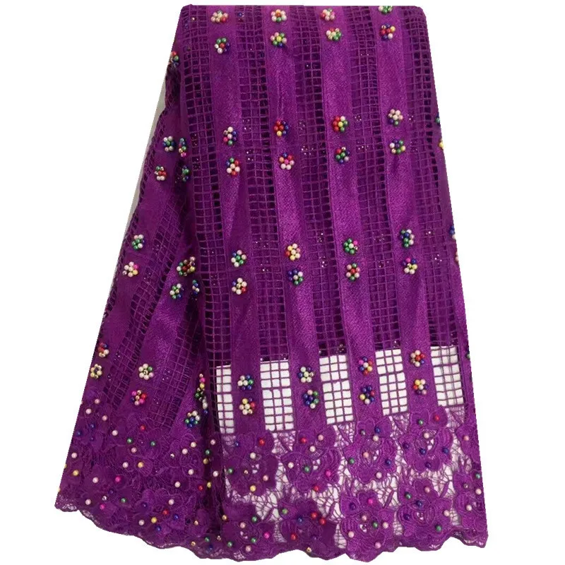 Африканская кружевная ткань Лидер продаж сетка 2018 Новое поступление белый