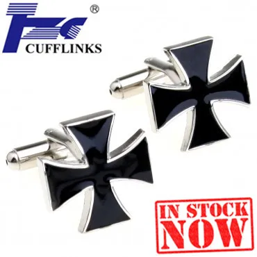 Черный крест запонки 2 пары Бесплатная доставка Акция | Украшения и аксессуары