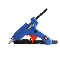 free shipping 1 pc hot melt glue gun 15w 100v 240v adhesive gun crafts repair tool professional with uk eu plug