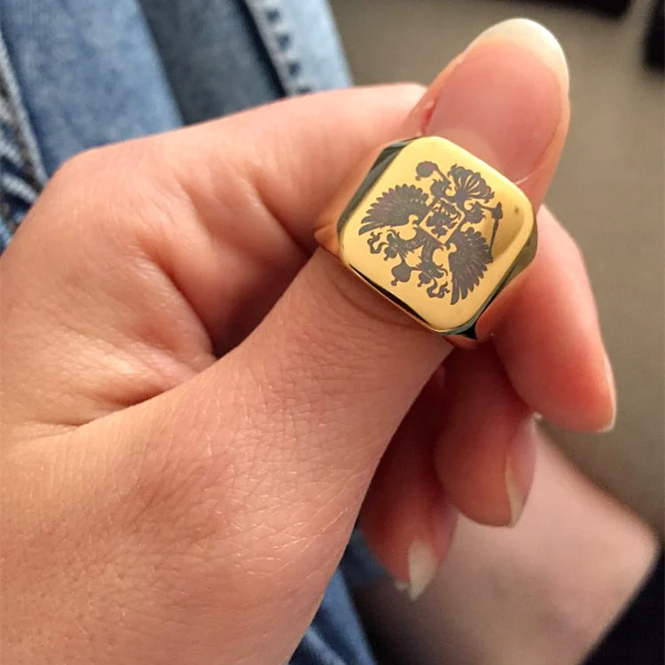 MOREDEAR полированная Титан Нержавеющая сталь кольцо байкерские Для мужчин из