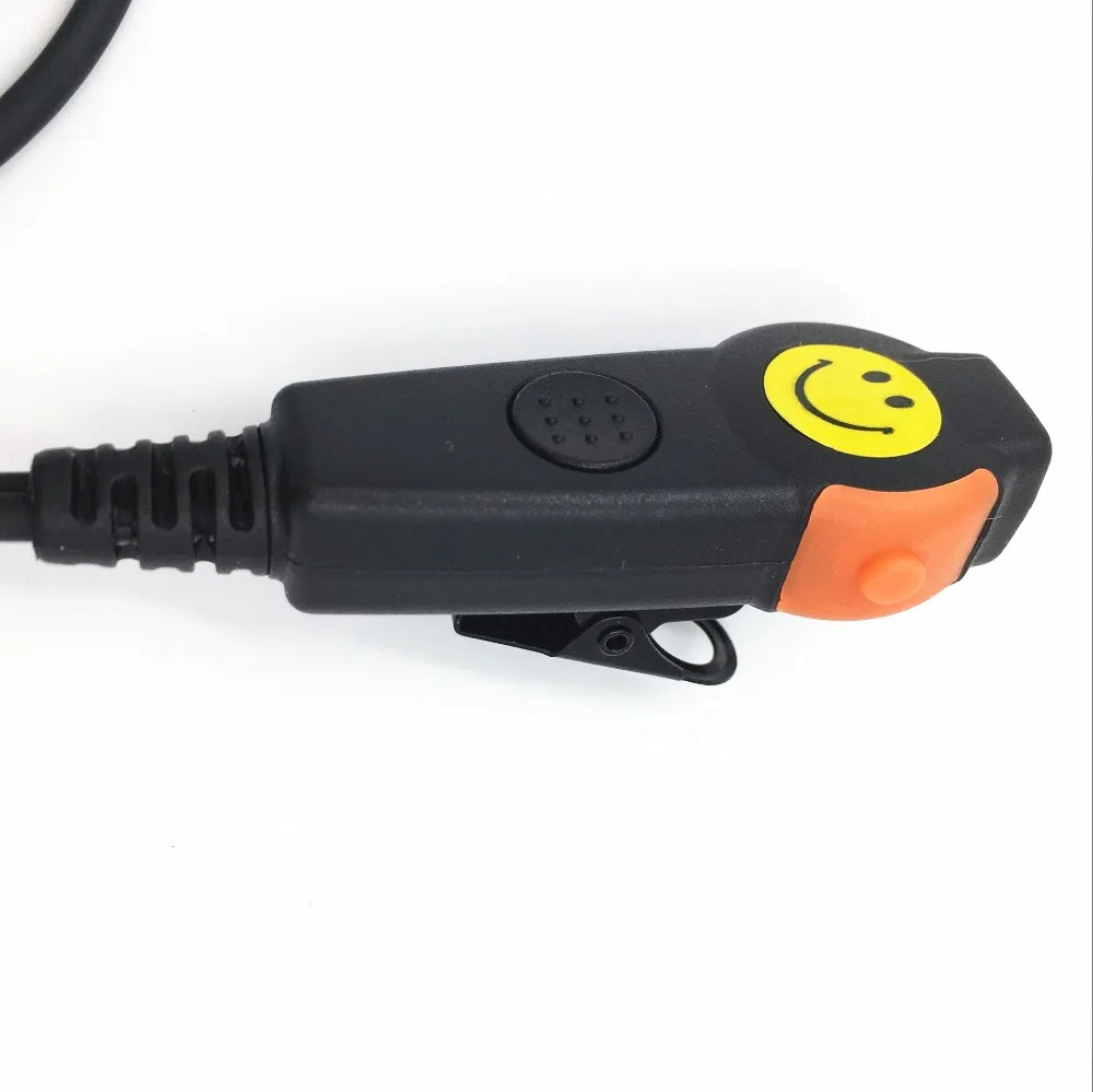 Новое поступление двойной PTT улыбка микрофона Динамик гарнитуры для CB радио иди и