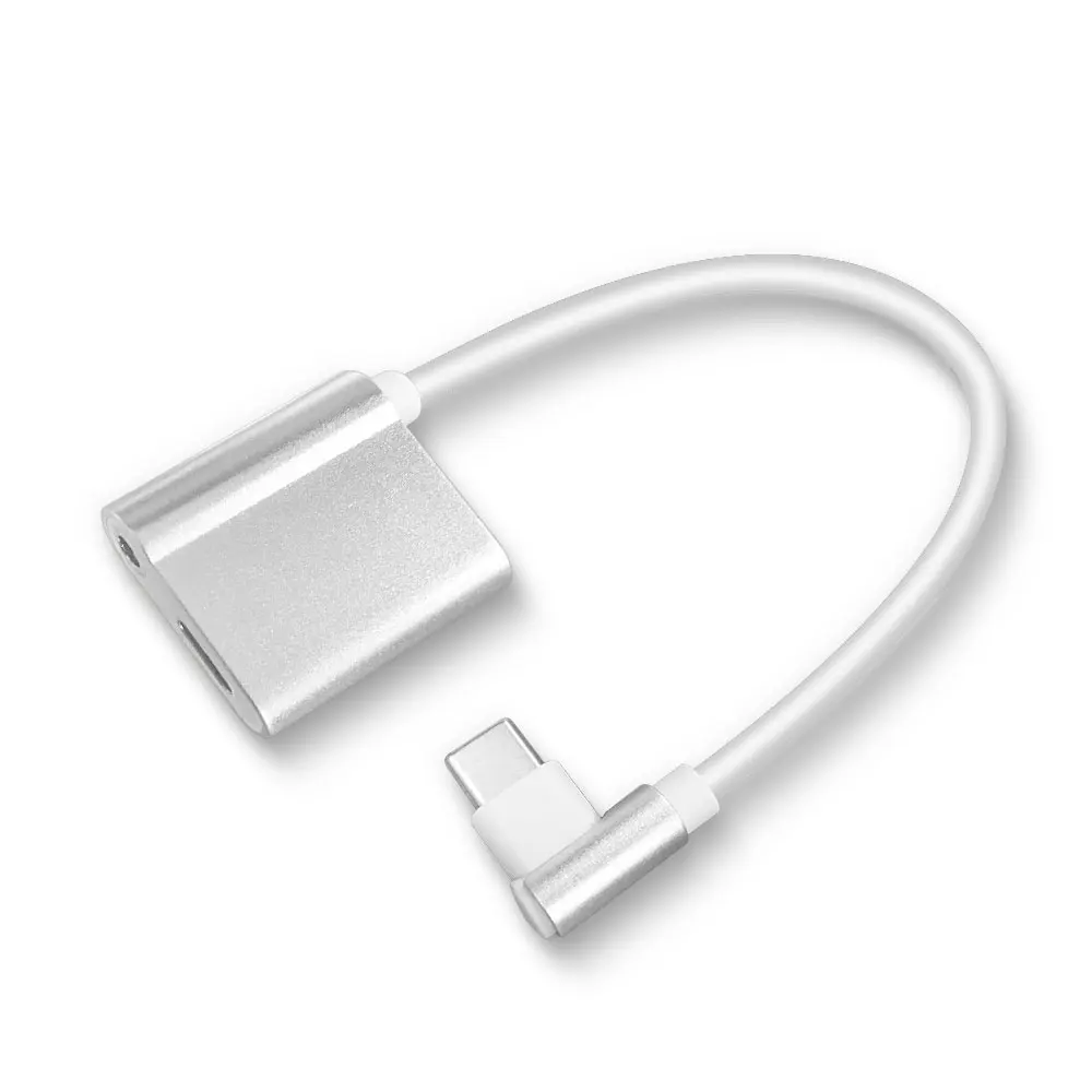 Usb Тип C адаптер Зарядное устройство аудио кабель 2 в 1 Тип-C до 3,5 мм разъем для наушников вспомогательный конвертер для samsung Xiaomi 6 huawei Коврики 10