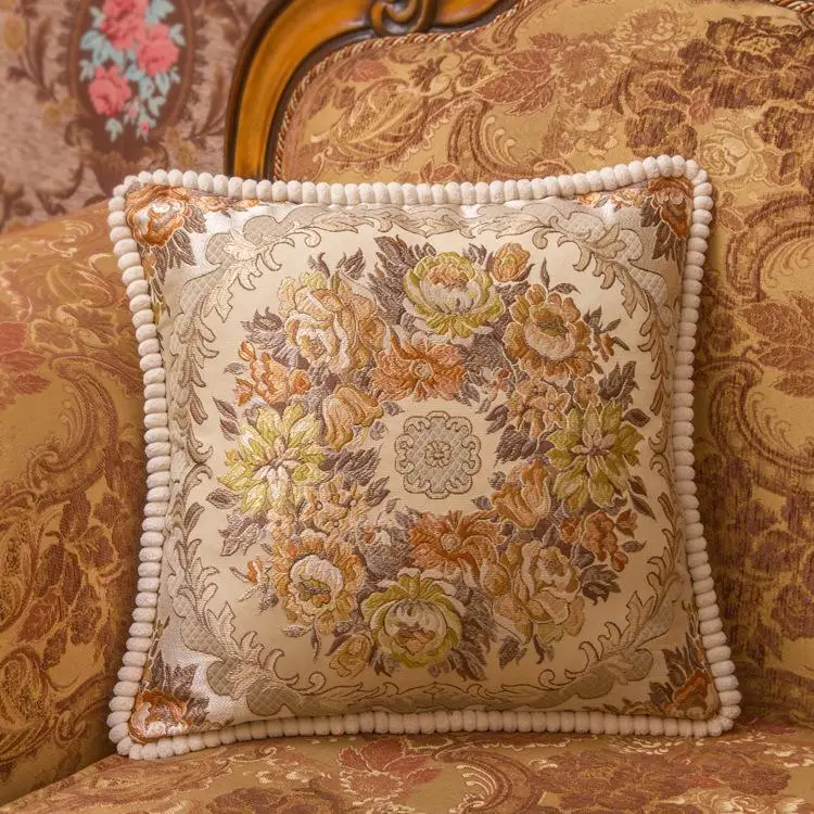 2 шт./лот высокое качество роскошные жаккардовые домашние декоративные подушки