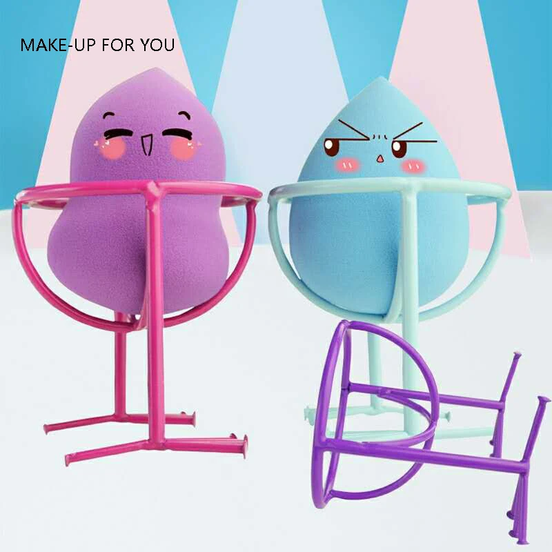 Красоты макияж Губка держатель яйцо косметический Косметическая пудра Puff