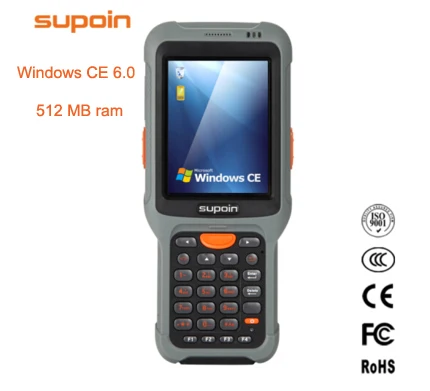 С операционной системой Windows CE 6 0 1D 2D QR КПК интеллигентая (ый) POS терминал учета с 512