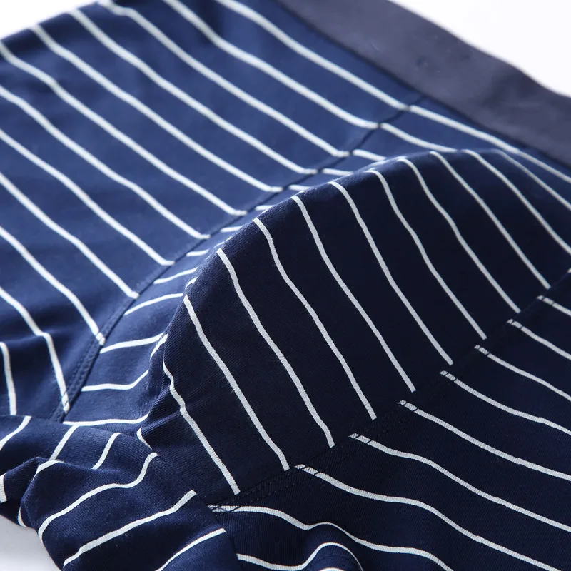 Нижнее Белье для Мужчин Набивные Боксеры Мужские Трусики Модал Полосатые