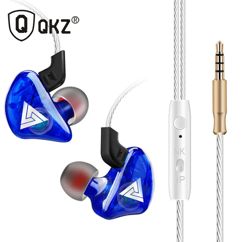 QKZ CK5 спортивные наушники магнитные шейные проводные проводное управление