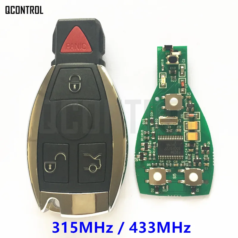 Умный ключ QCONTROL для Mercedes Benz 315 МГц 433 92 автомобильный пульт дистанционного