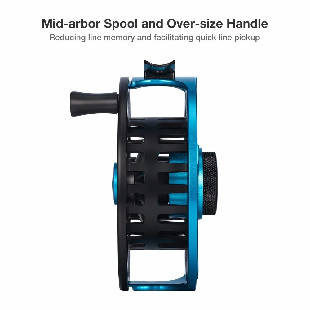 Катушка для ловли нахлыстом Piscifun AOKA алюминиевая нахлыстовая катушка 3/4 5/6 7/8WT с