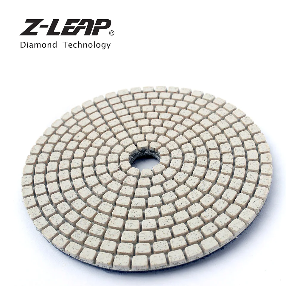 Бриллиантовые полировальные диски Z-LEAP 100 мм 7 шт. набор абразивных дисков для