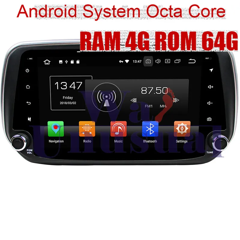 Wanuary Android 8 0 Автомобильный мультимедийный GPS навигационный плеер для Hyundai IX45/Santa Fe