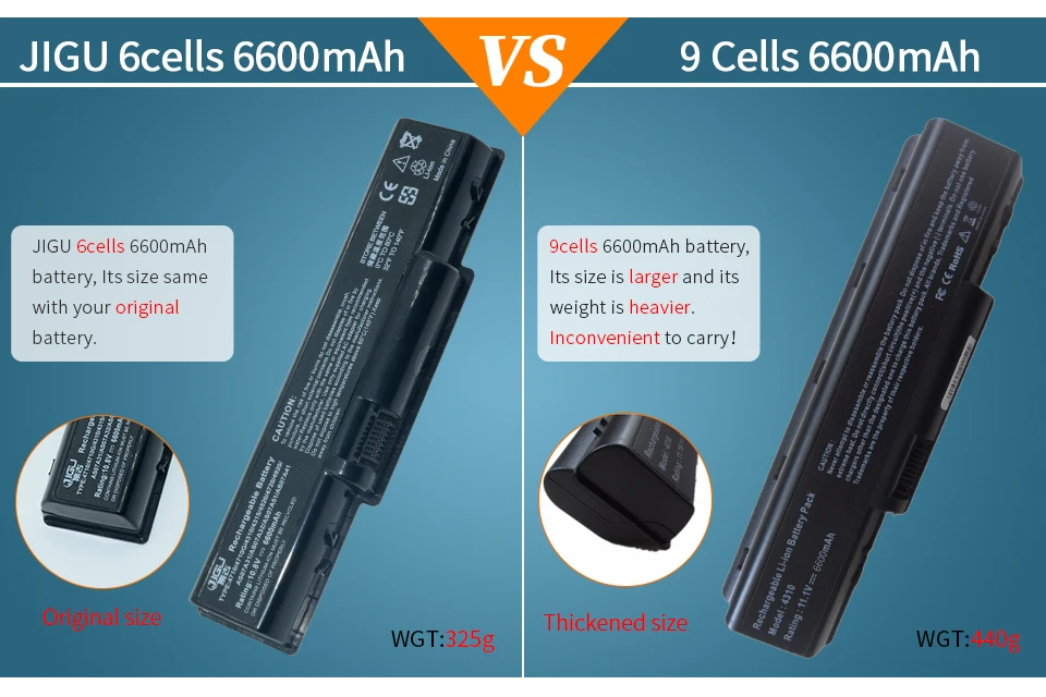 JIGU Заменить ноутбук Батарея для acer Aspire 5735Z 5737Z 5738 5738DG 5738G 5738Z 5738ZG 5740DG 5740G 7715Z 5740 ноутбук