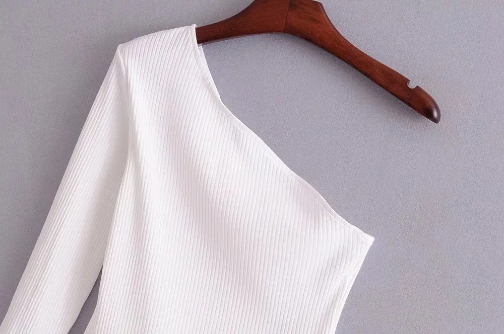 Женское боди с резинкой на одно плечо 2019 летнее пляжное популярное бретельках |