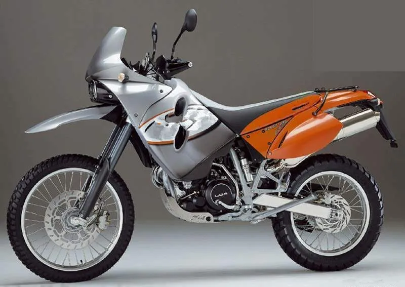 Алюминий сплав двигателя Защитный чехол для KTM 640 LC4 в байкерском стиле