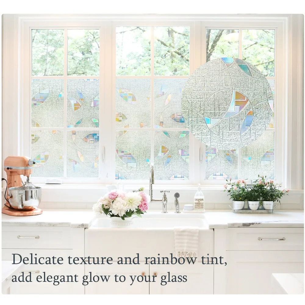 Funlife 3D пленка для окна конфиденциальная статическая липкая виниловая оконная без