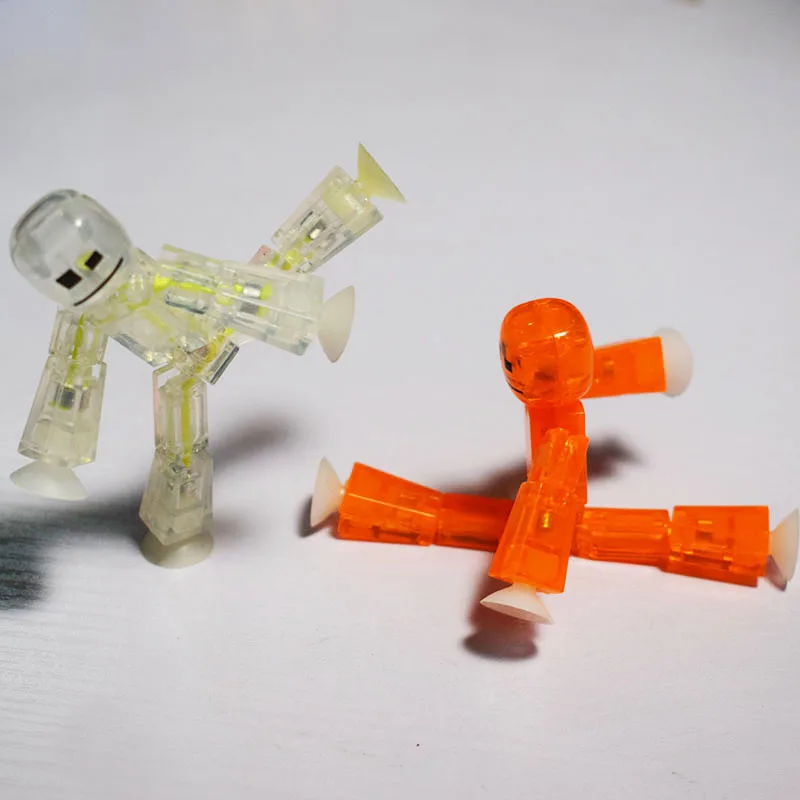 Случайный цвет DIY Creat анимационная пленка Стик бот игрушки анимация игрушка сарай