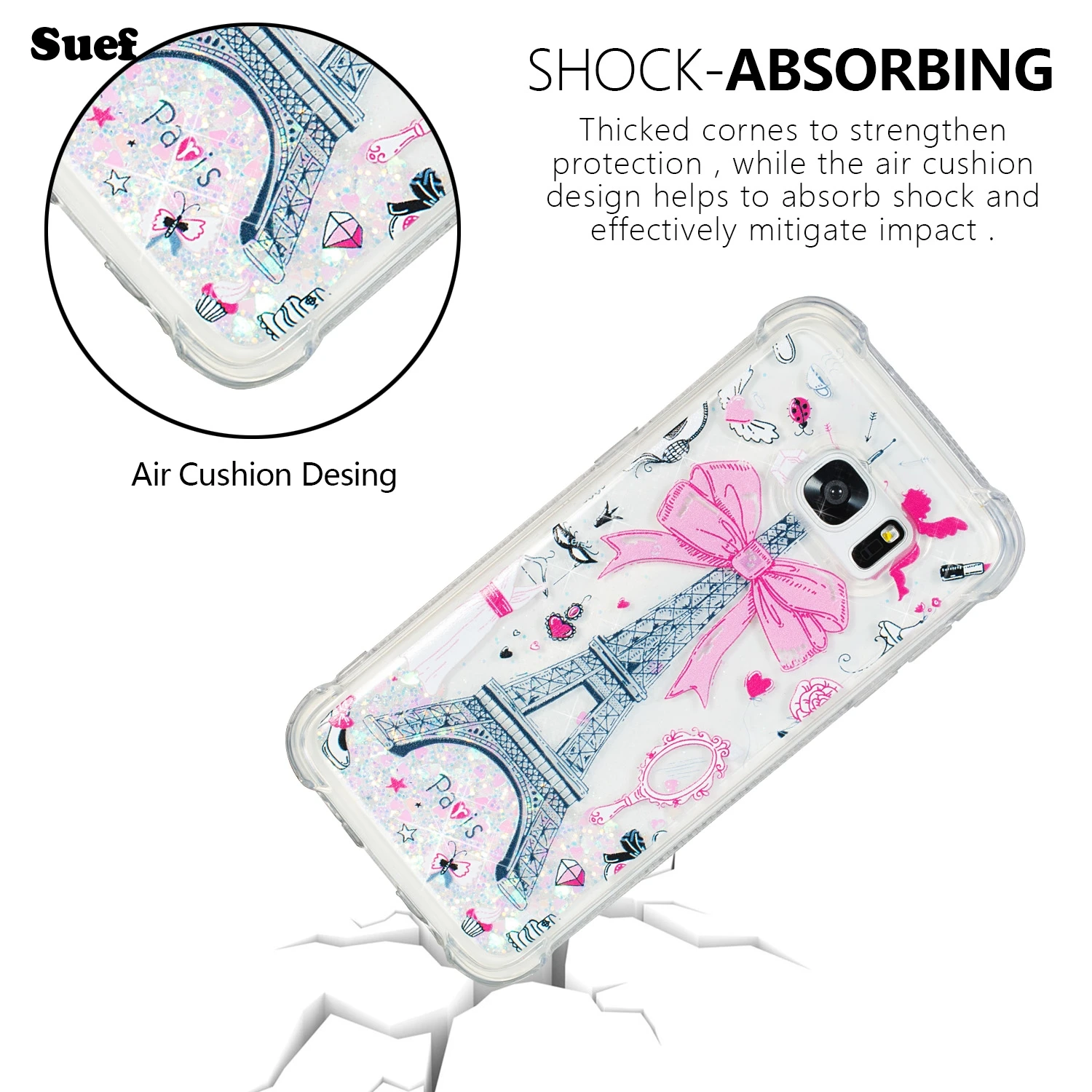Dynamic Blinking Case For Samsung Galaxy S7 edge Cover S7edge Duos Coque Funda |