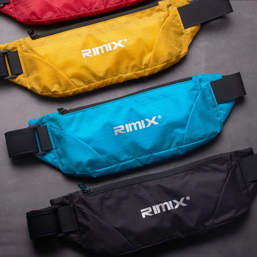Водонепроницаемая поясная сумка RIMIX для бега регулируемая марафона хранения