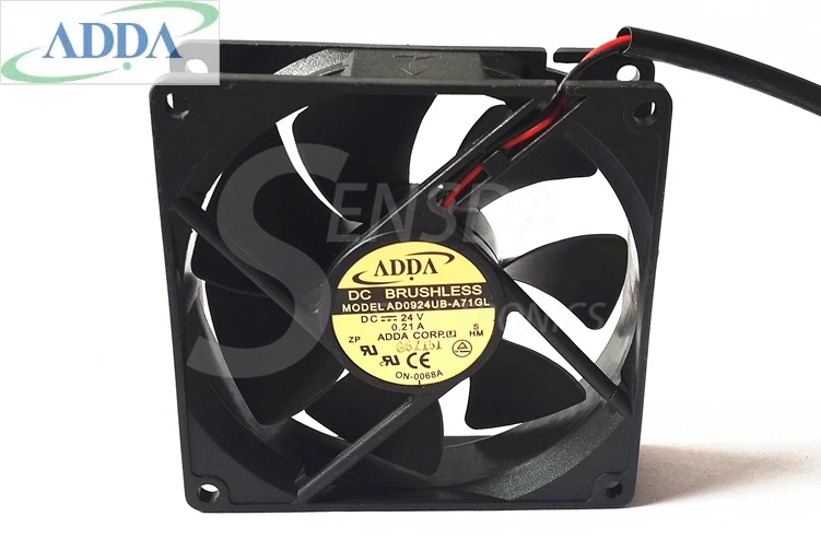 Оптовая продажа кулер для процессора ADDA 9025 90 мм DC 24 В 0 21a радиатор осевые