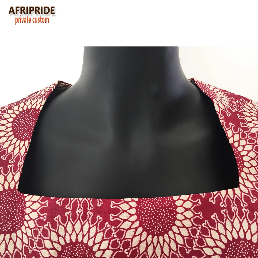 Бальное платье в африканском стиле женское AFRIPRIDE повседневное двухслойное