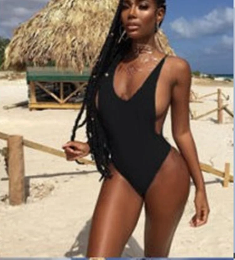 2019 Женская одежда для плавания сексуальный купальник с высоким вырезом