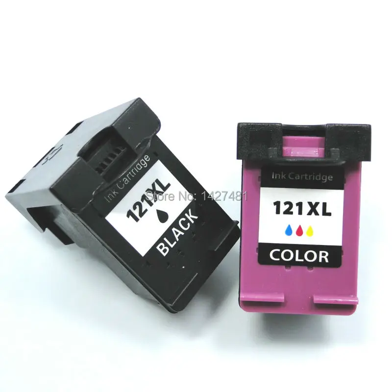 YOTAT 1 Набор Восстановленный 121 чернильный картридж для HP121XL HP121 HP Deskjet D2563 D1663 D2663 D5563