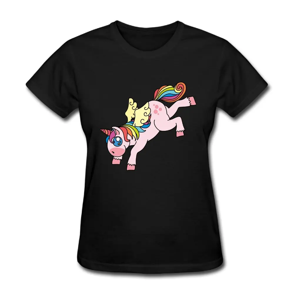 SAMCUSTOM Unicorn will fly футболки для женщин Harajuku Забавный продукт повседневные женские