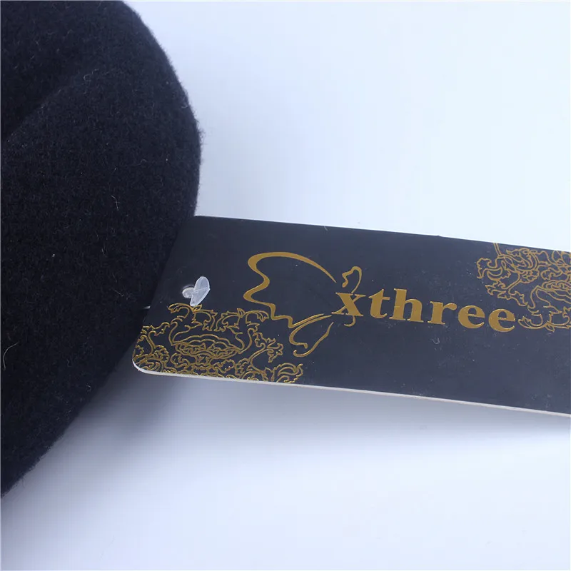 Xthree Весенняя зимняя женская шапка шерстяная вязаная берет с козырьком для фото |