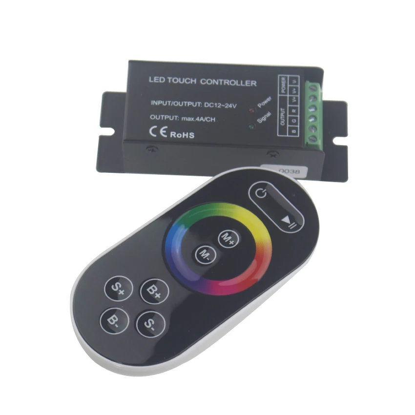 DC12V 24V сенсорный светодиодный контроллер 8 клавишный RF беспроводной пульт