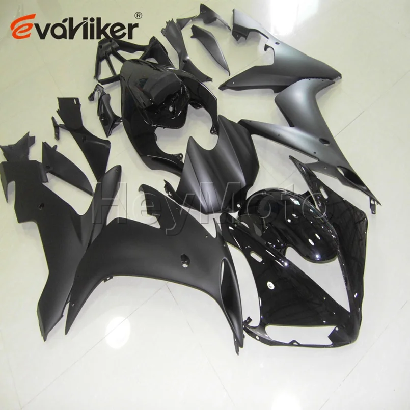 Мотоцикл cowl для YZFR1 2004 2005 2006 черный YZF R1 04 05 06 ABS Пластиковые обтекатели литьевая