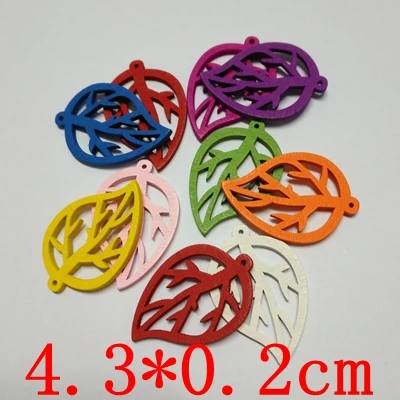 80pcs 80 шт/партия Комплексная цветов и стилей Красочные бессвинцовые деревянные бусины для браслета/ожерелья около 1,9-5 см 2001 - Цвет: 80pcs