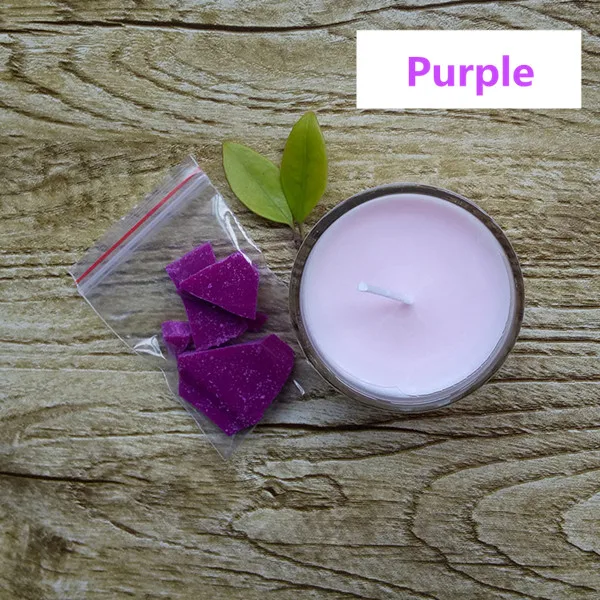 Purple 10 г DIY свечи красители для 2 кг соевый воск, ручной работы пигмент для свечки воск краситель для изготовления свечей - Цвет: Purple