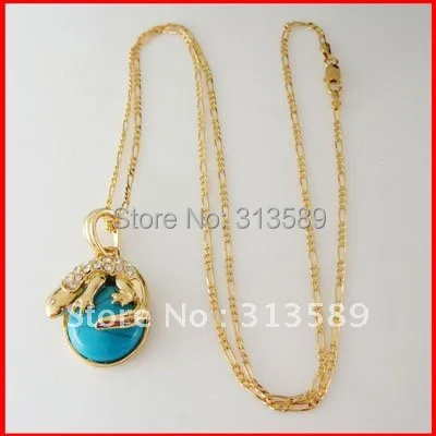 Минимальный заказ 10 долларов/смесь дизайнов/-ожерелье GP EP 24 дюйма из желтого