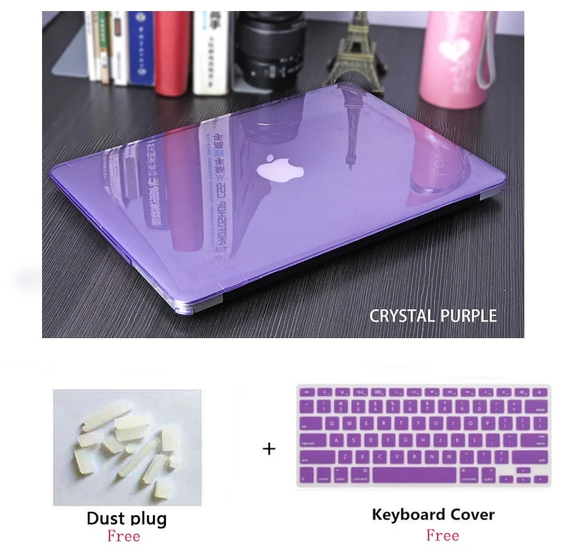 Хрустальный пластиковый жесткий чехол для клавиатуры только Apple Macbook Pro 13 дюймов с