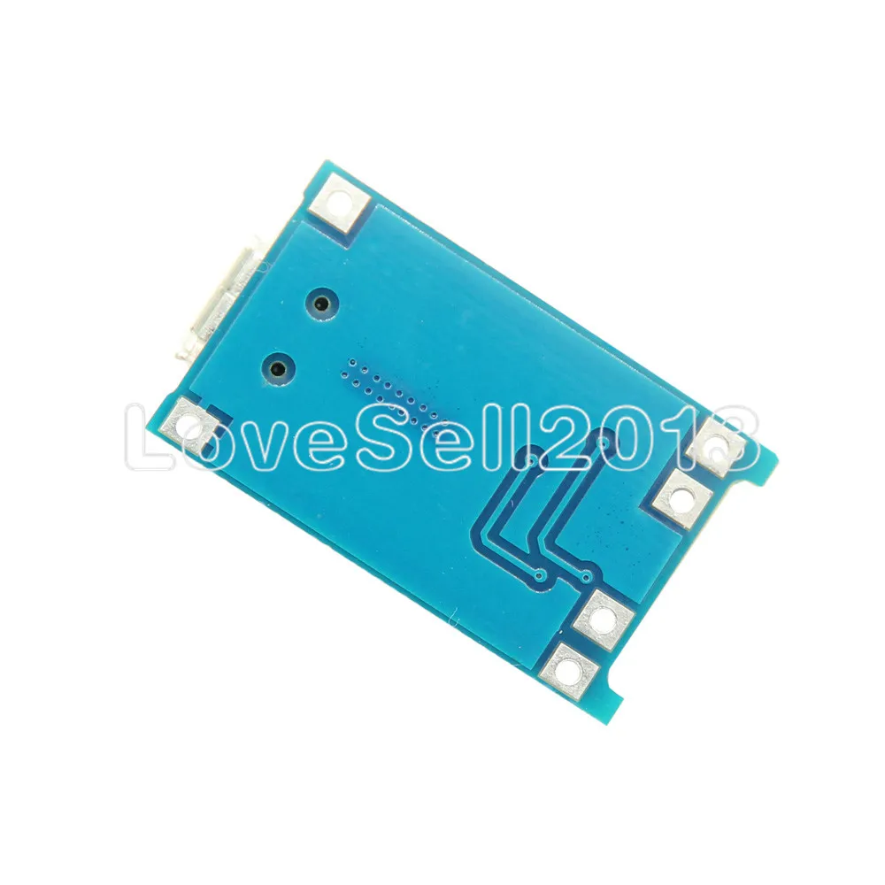 Автоматическая защита 1 шт. шт Micro USB 5V 1A 18650 TP4056 модуль зарядного устройства