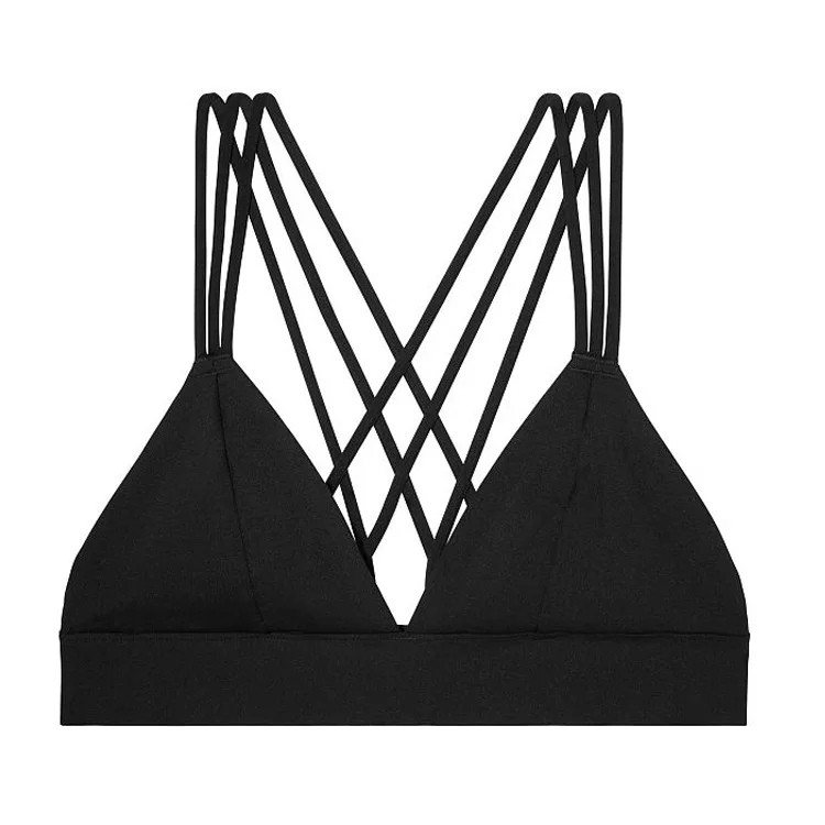 Oyoo High Impact Strappy Mesh рост приветствие спортивный бюстгальтер Для женщин темно-Sexy