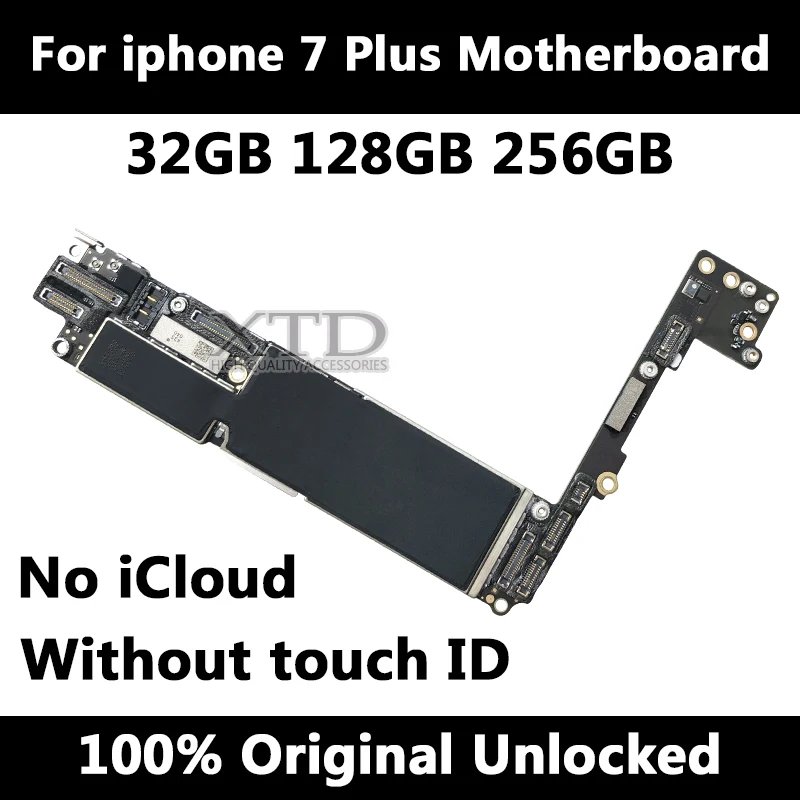 Оригинальная материнская плата для iphone 7 Plus 32 Гб 128 ГБ 256 с Touch ID/без ID|Антенны