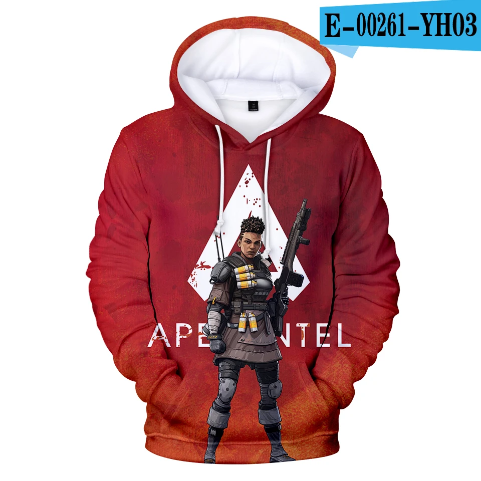3D Горячие 3D толстовки Apex Legends толстовки для мужчин и женщин осень зима мода Apex 3D печать мужские свитера и толстовки Одежда - Цвет: 3D