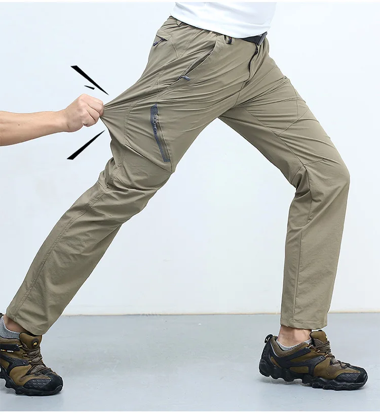 LoClimb 8XL Светоотражающие походные брюки мужские летние быстросохнущие брюки для улицы мужские горные треккинговые брюки водонепроницаемые брюки AM012