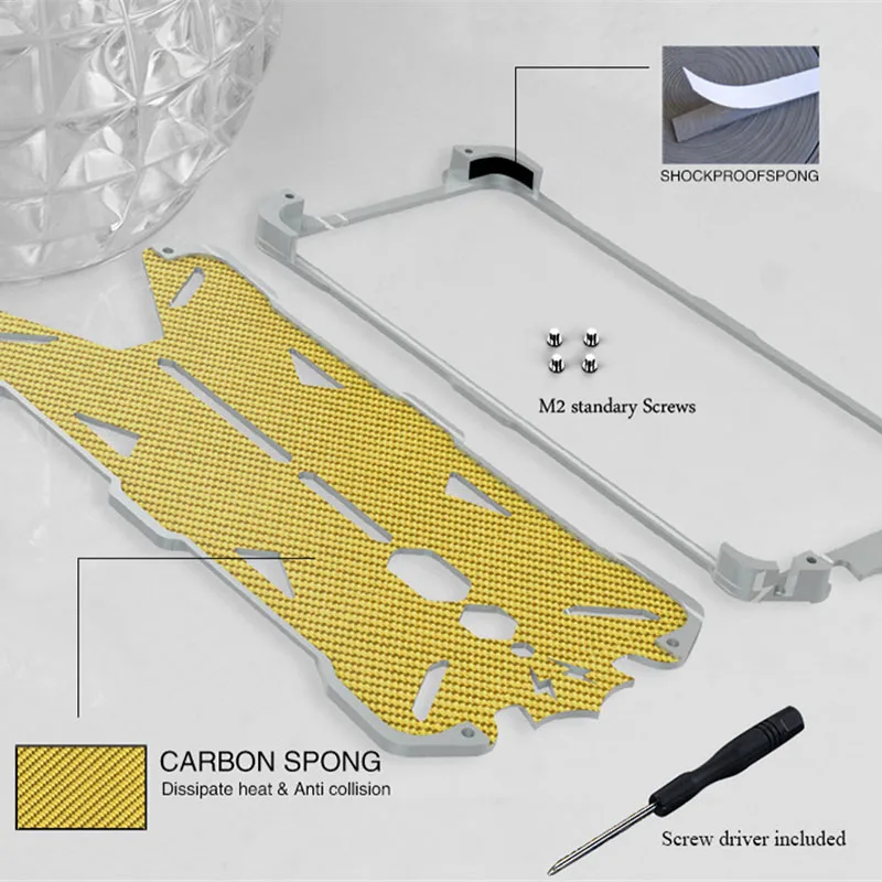 

Nubia Red Magic Zimon Luxury New Thor Heavy Duty Armor Metal Aluminum Phone Case For Nubia Red Magic Game Case 6.0