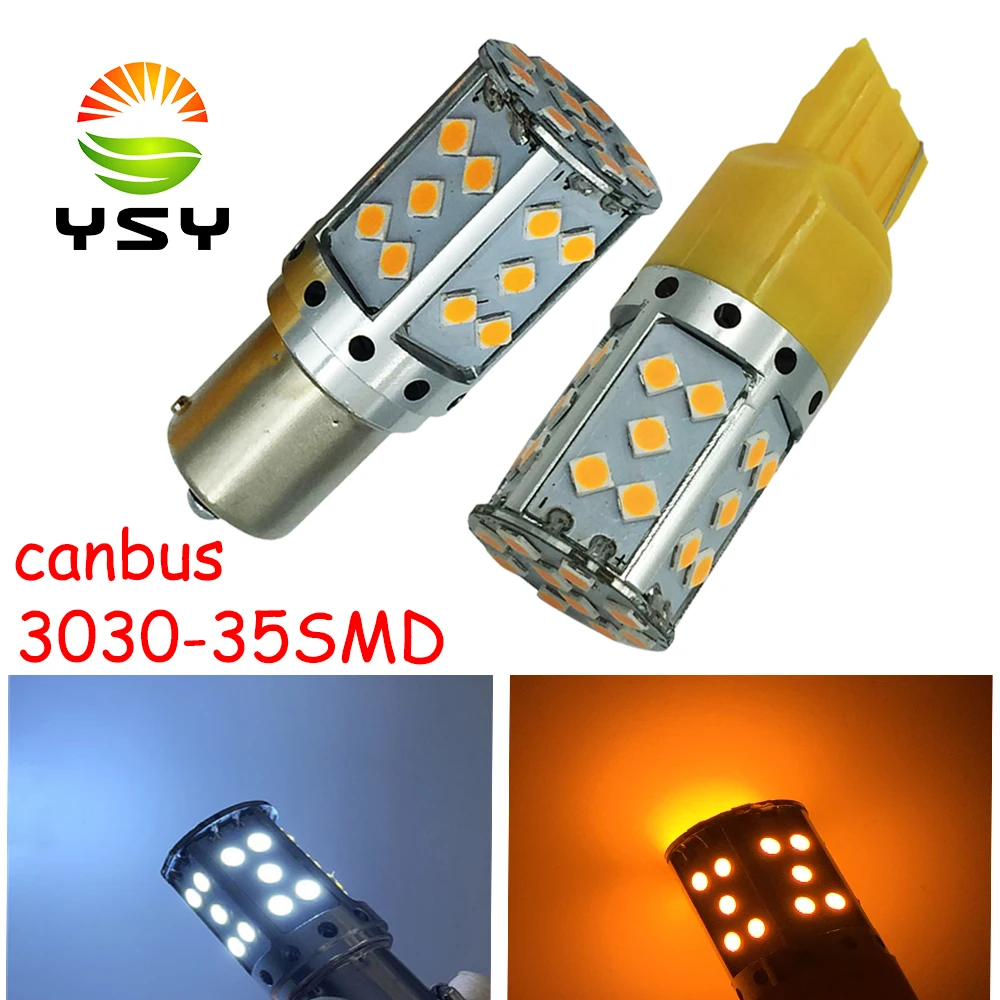 YSY 1156 BA15S P21W светодиодсветодиодный лампа без Hyper Flash PY21W BAU15S T20 7440 W21W
