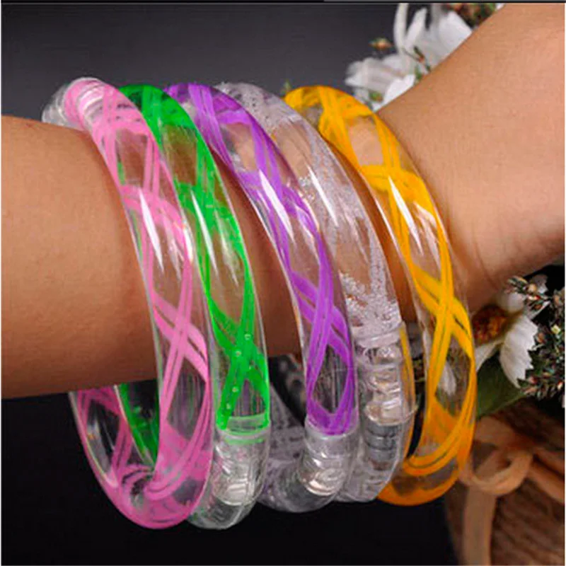 2018 Led одежда игрушки акриловые светодиодные браслеты светящиеся подарок для