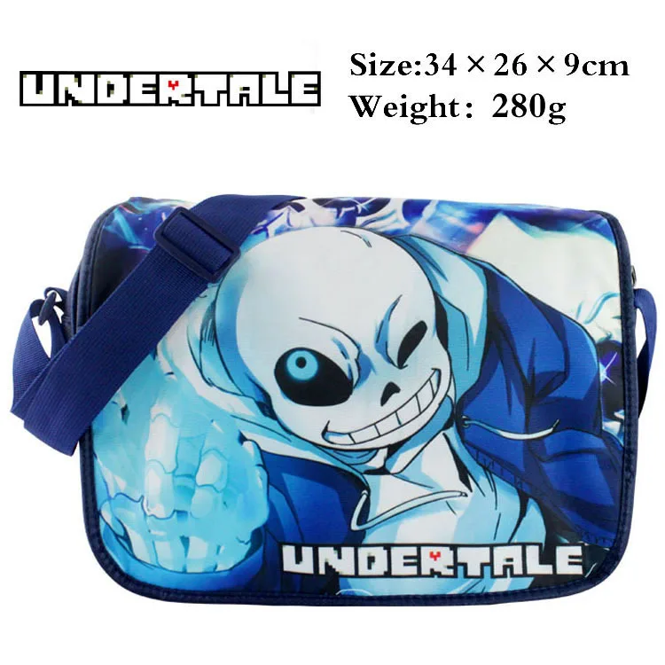 Игровой рюкзак Undertale Sans Papy мультипликационный многофункциональный кожаный через