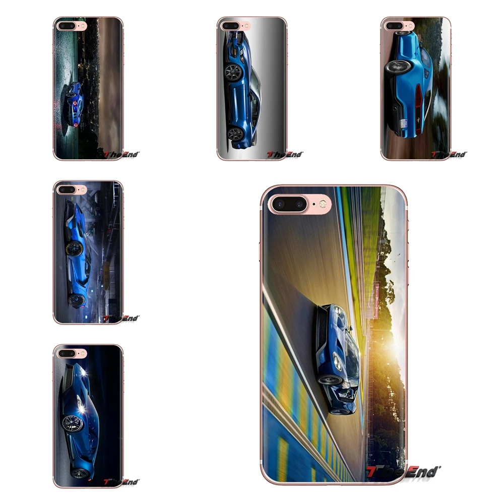 Silicone Skin Case 2016 Ford GT Blue Car Wallpaper For LG G3 G4 Mini G5 G6 G7 Q6 Q7 Q8 Q9 V10 V20 V30 X Power 2 3 K10 K4 K8 2017 |