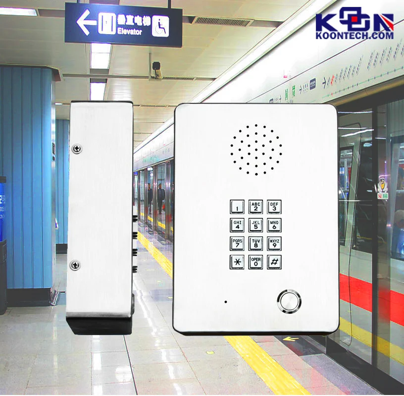 IP Phone KNZD-03 Help Lift Intercom Wall Mount Elevator | Communications Parts