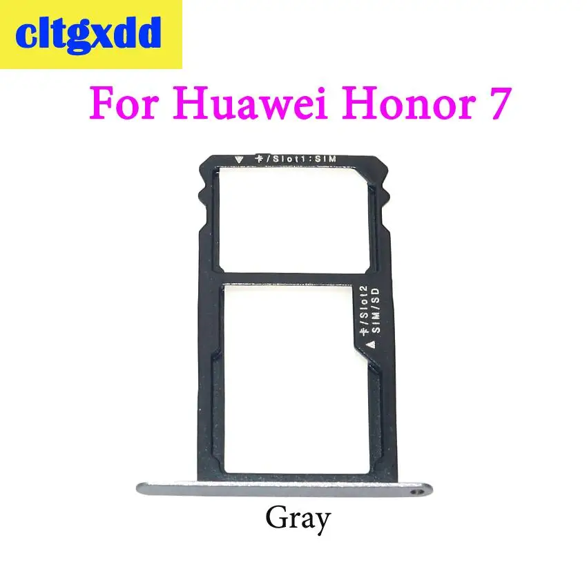 Новый лоток для SIM карты cltgxdd разъем гнезда адаптеры запасные части Huawei Honor 7 и