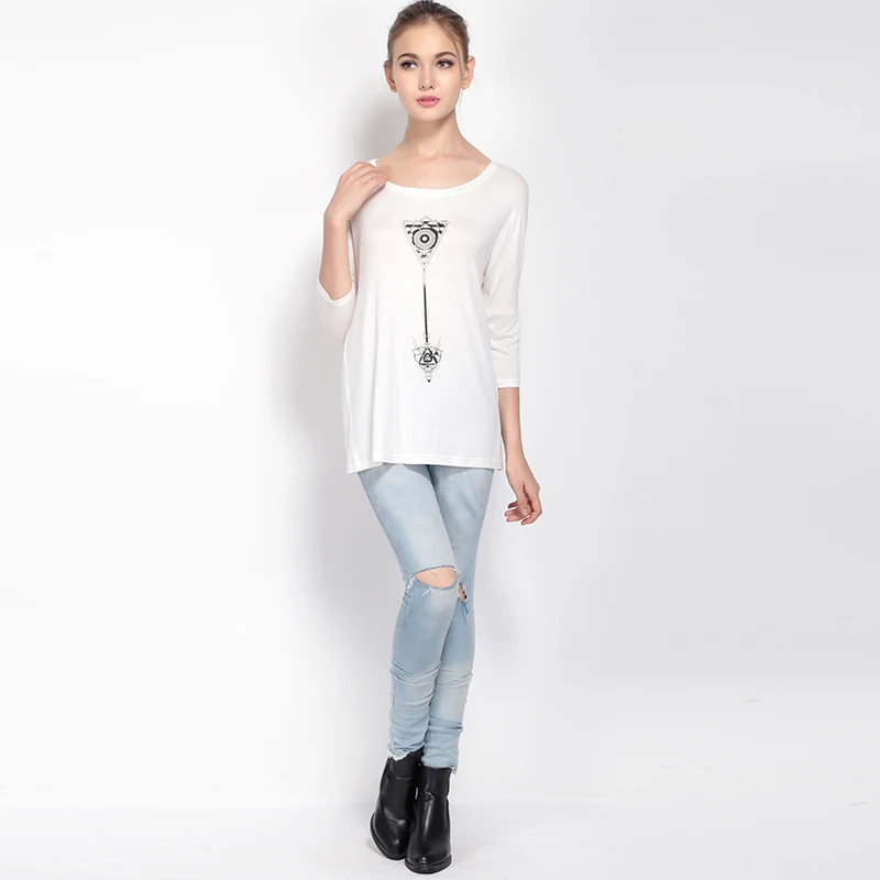 МОЙ MAYAASOS 2017 Новый Женщин Летняя Мода Этническая Отпечатано Случайные Свободные