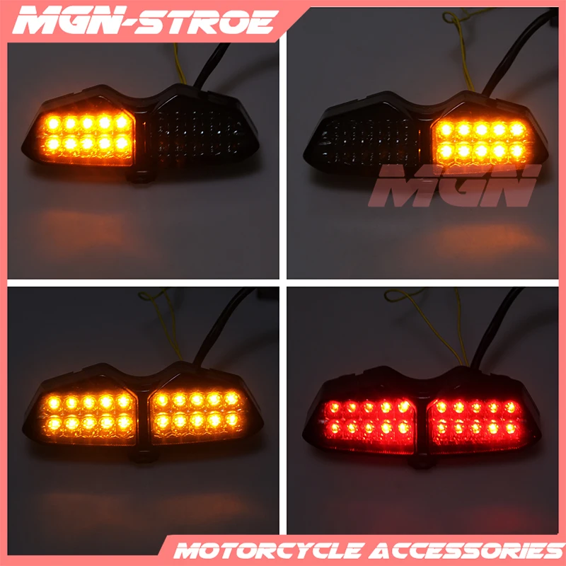 

Motorcycle LED Rear Turn Signal Tail Stop Light Lamps Assembly For YZF600 YZF-R6 2003 2004 2005 YZF R6S 06 07 08