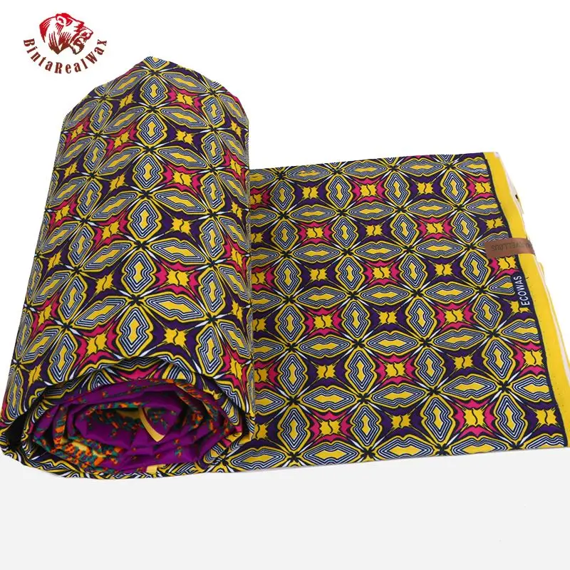 veritable bintarealwax guaranteed real dutch ankara fabric new bintarealwax african wax prints fabric 6 yards fp6005