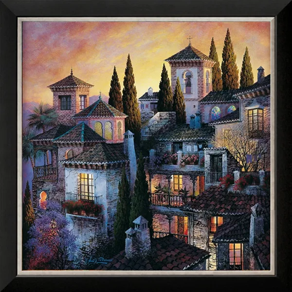 Рукоделие модная живописная вышивка крестиком своими руками деревенские наборы